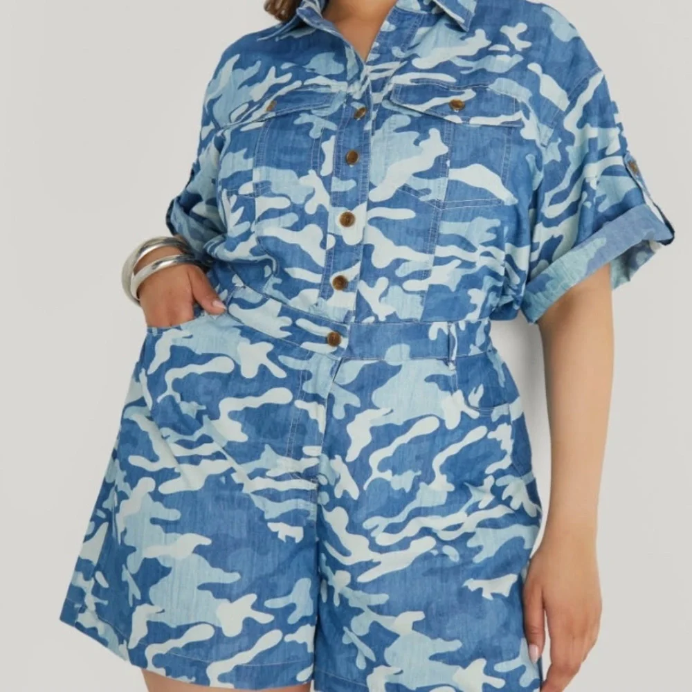 Camouflage Romper - Picture 1 of 2